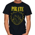 Luffy Pirate - Mens T-Shirts RIPT Apparel Small / Black