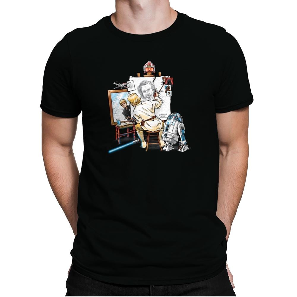Luke Rockwell Exclusive - Mens Premium T-Shirts RIPT Apparel Small / Black