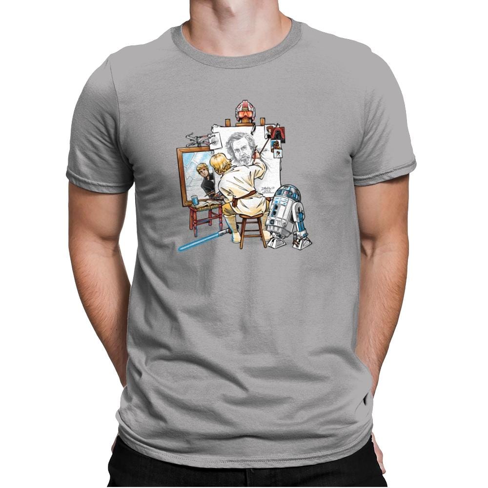 Luke Rockwell Exclusive - Mens Premium T-Shirts RIPT Apparel Small / Light Grey
