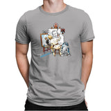Luke Rockwell Exclusive - Mens Premium T-Shirts RIPT Apparel Small / Light Grey