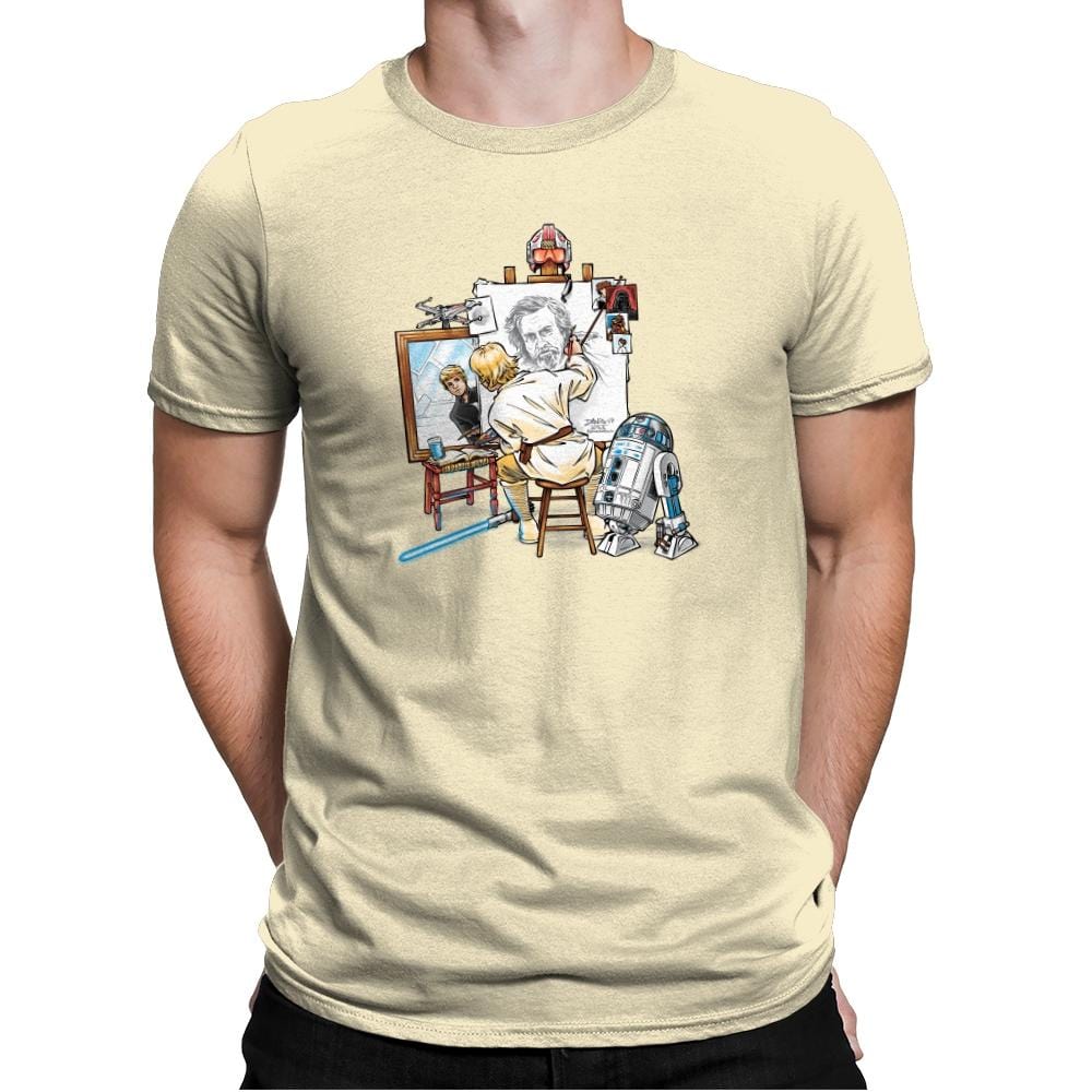 Luke Rockwell Exclusive - Mens Premium T-Shirts RIPT Apparel Small / Natural