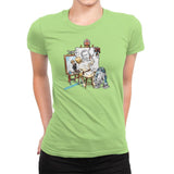 Luke Rockwell Exclusive - Womens Premium T-Shirts RIPT Apparel Small / Mint