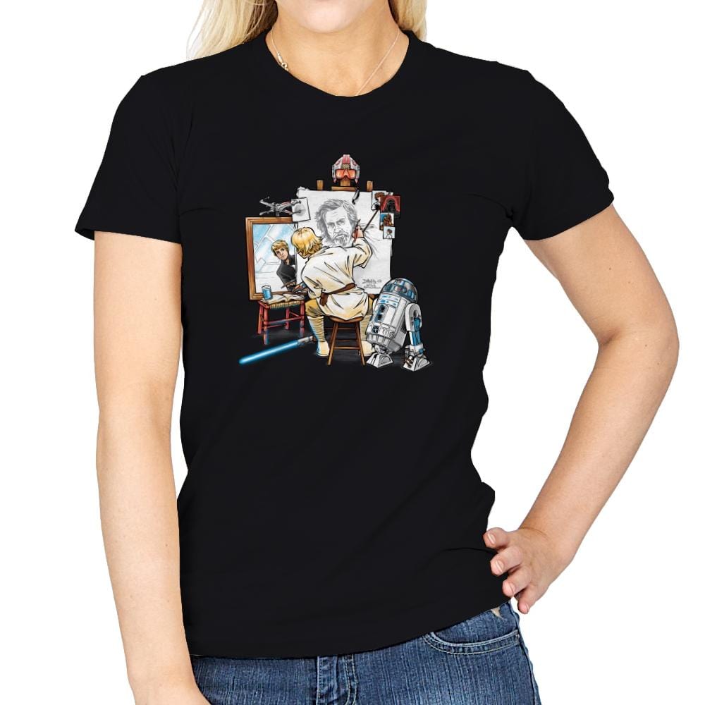 Luke Rockwell Exclusive - Womens T-Shirts RIPT Apparel Small / Black