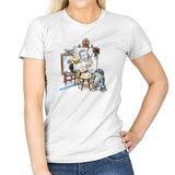 Luke Rockwell Exclusive - Womens T-Shirts RIPT Apparel Small / White