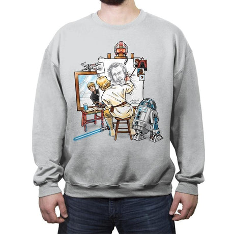 Luke Rockwell Reprint - Crew Neck Sweatshirt Crew Neck Sweatshirt RIPT Apparel Small / Sport Gray