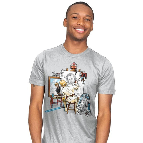 Luke Rockwell Reprint - Mens T-Shirts RIPT Apparel Small / Silver