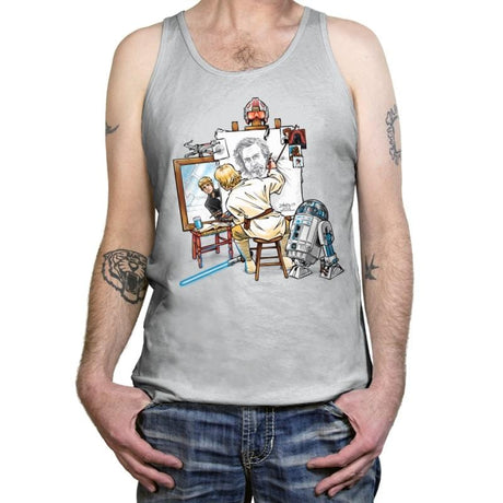 Luke Rockwell Reprint - Tanktop Tanktop RIPT Apparel X-Small / Silver
