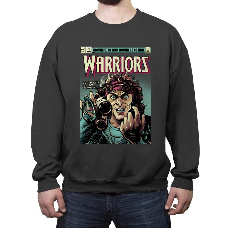 Luther's Call - Anytime - Crew Neck Sweatshirt Crew Neck Sweatshirt RIPT Apparel Small / Charcoal