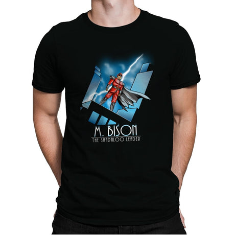 M. Bison - Mens Premium T-Shirts RIPT Apparel Small / Black