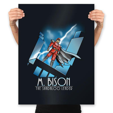 M. Bison - Prints Posters RIPT Apparel 18x24 / Black