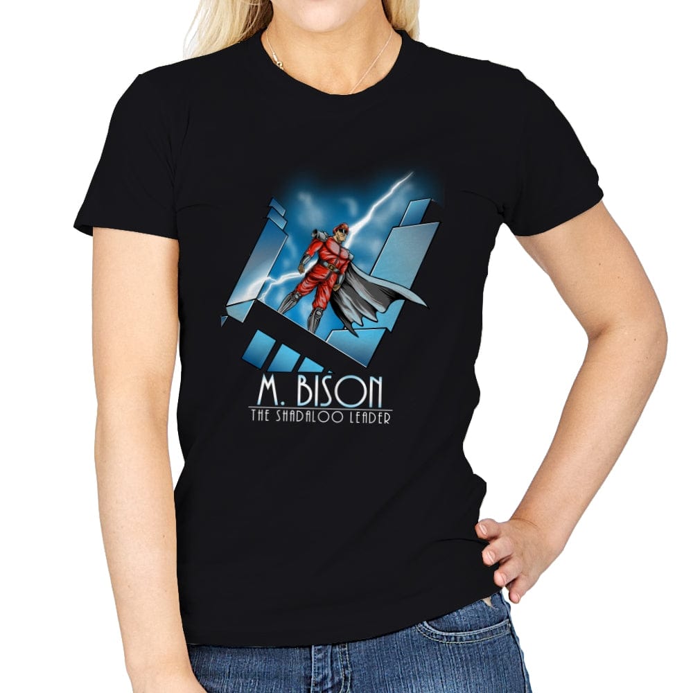 M. Bison - Womens T-Shirts RIPT Apparel Small / Black