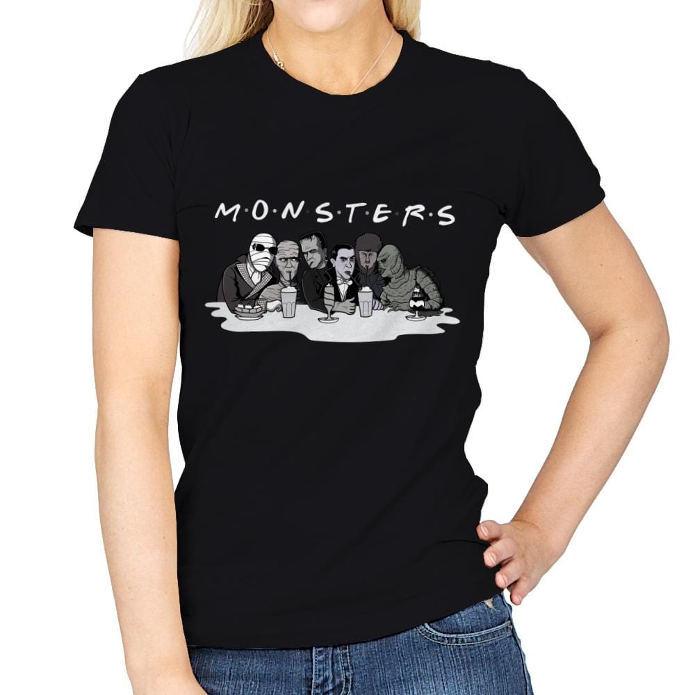 M·O·N·S·T·E·R·S - Womens T-Shirts RIPT Apparel Small / Black