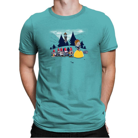 Mabel and the Seven Gnomes Exclusive - Mens Premium T-Shirts RIPT Apparel Small / Tahiti Blue