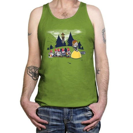 Mabel and the Seven Gnomes Exclusive - Tanktop Tanktop RIPT Apparel X-Small / Leaf