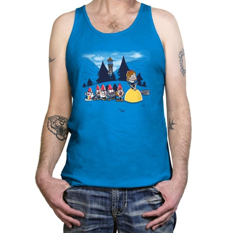 Mabel and the Seven Gnomes Exclusive - Tanktop Tanktop RIPT Apparel X-Small / Neon Blue