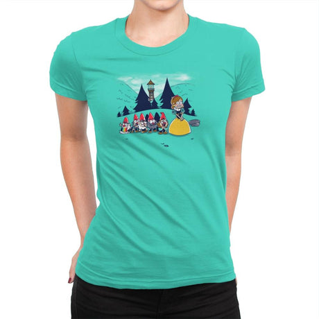 Mabel and the Seven Gnomes Exclusive - Womens Premium T-Shirts RIPT Apparel Small / Mint