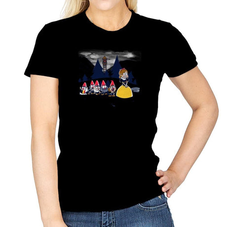 Mabel and the Seven Gnomes Exclusive - Womens T-Shirts RIPT Apparel Small / Navy