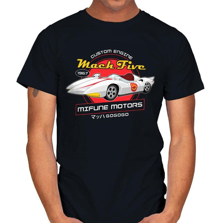 Mach 5 - Mifune Motors - Mens T-Shirts RIPT Apparel Small / Black