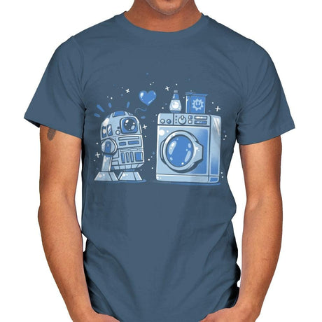 Machine Love - Mens T-Shirts RIPT Apparel Small / Indigo Blue
