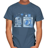 Machine Love - Mens T-Shirts RIPT Apparel Small / Indigo Blue