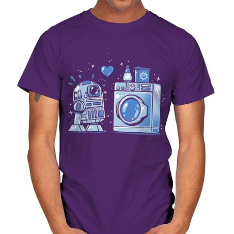 Machine Love - Mens T-Shirts RIPT Apparel Small / Purple