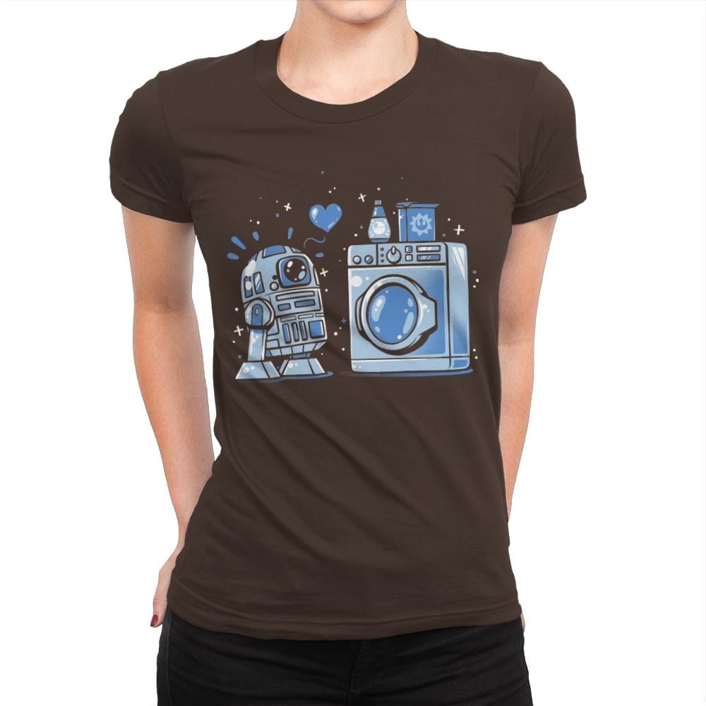 Machine Love - Womens Premium T-Shirts RIPT Apparel Small / Dark Chocolate