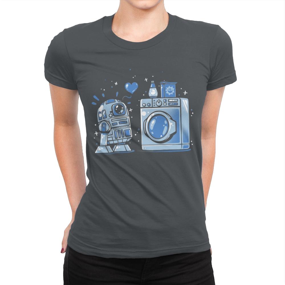 Machine Love - Womens Premium T-Shirts RIPT Apparel Small / Heavy Metal