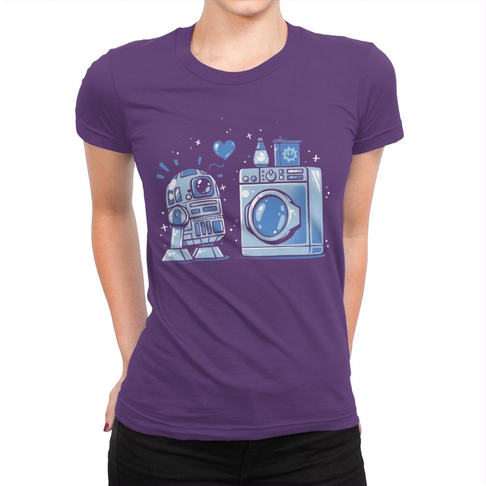 Machine Love - Womens Premium T-Shirts RIPT Apparel Small / Purple Rush