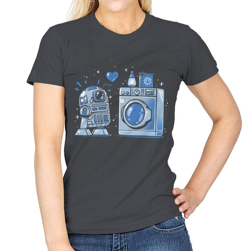Machine Love - Womens T-Shirts RIPT Apparel Small / Charcoal