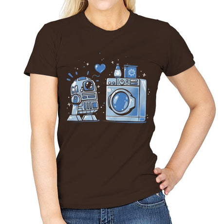 Machine Love - Womens T-Shirts RIPT Apparel Small / Dark Chocolate