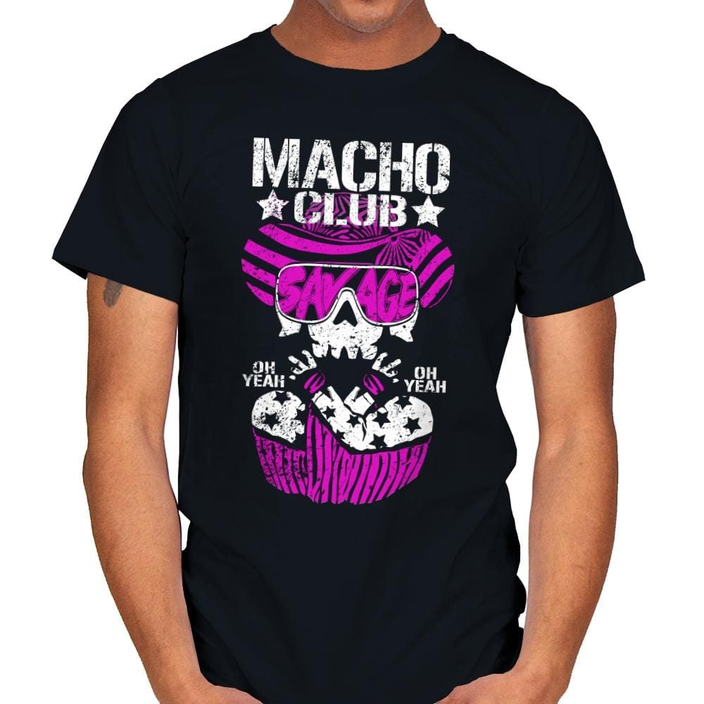 MACHO CLUB Exclusive - Mens T-Shirts RIPT Apparel Small / Black