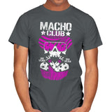 MACHO CLUB Exclusive - Mens T-Shirts RIPT Apparel Small / Charcoal