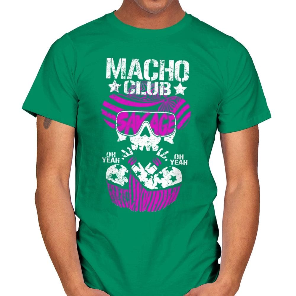 MACHO CLUB Exclusive - Mens T-Shirts RIPT Apparel Small / Kelly Green