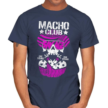 MACHO CLUB Exclusive - Mens T-Shirts RIPT Apparel Small / Navy