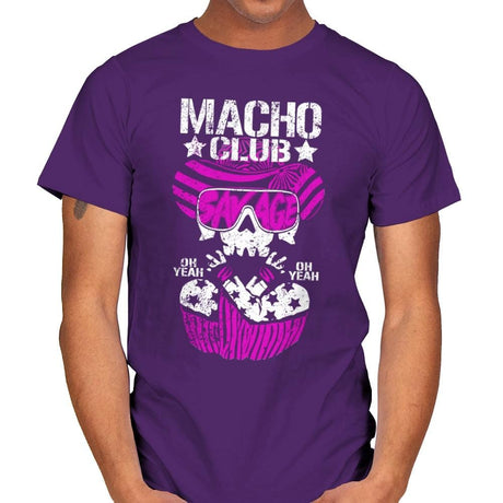 MACHO CLUB Exclusive - Mens T-Shirts RIPT Apparel Small / Purple