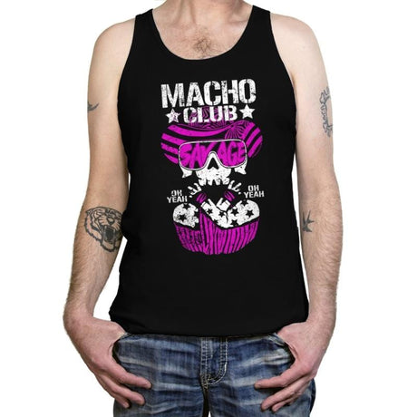 MACHO CLUB Exclusive - Tanktop Tanktop RIPT Apparel X-Small / Black