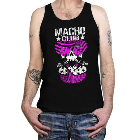 Macho Club  - Tanktop Tanktop RIPT Apparel X-Small / Black