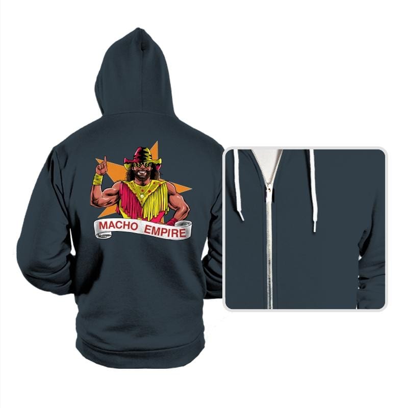 Macho Empire - Hoodies Hoodies RIPT Apparel Small / Dark Gray