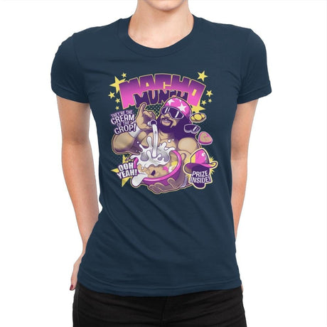 Macho Munch - Best Seller - Womens Premium T-Shirts RIPT Apparel Small / Midnight Navy