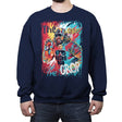 Macho Painting - Crew Neck Sweatshirt Crew Neck Sweatshirt RIPT Apparel Small / Navy