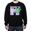 Macho TV - Crew Neck Sweatshirt Crew Neck Sweatshirt RIPT Apparel Small / Black