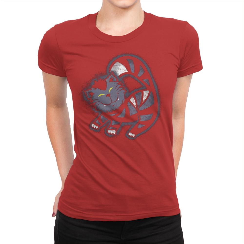 Mad Cat - Womens Premium T-Shirts RIPT Apparel Small / Red