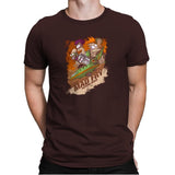 Mad Fry Exclusive - Mens Premium T-Shirts RIPT Apparel Small / Dark Chocolate