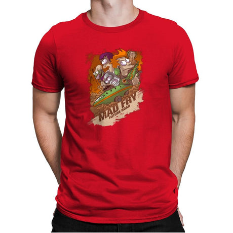 Mad Fry Exclusive - Mens Premium T-Shirts RIPT Apparel Small / Red