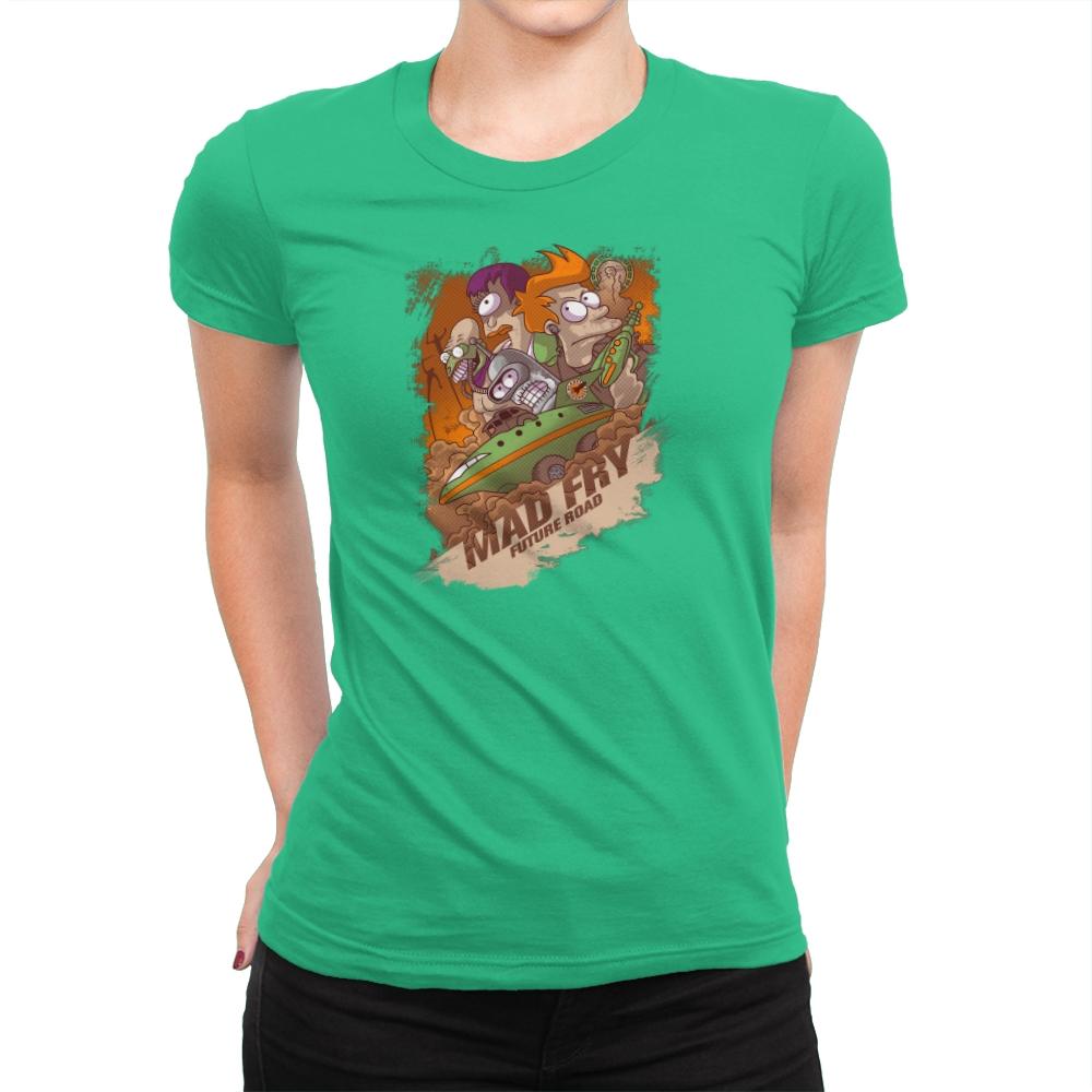 Mad Fry Exclusive - Womens Premium T-Shirts RIPT Apparel Small / Kelly Green
