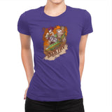 Mad Fry Exclusive - Womens Premium T-Shirts RIPT Apparel Small / Purple Rush