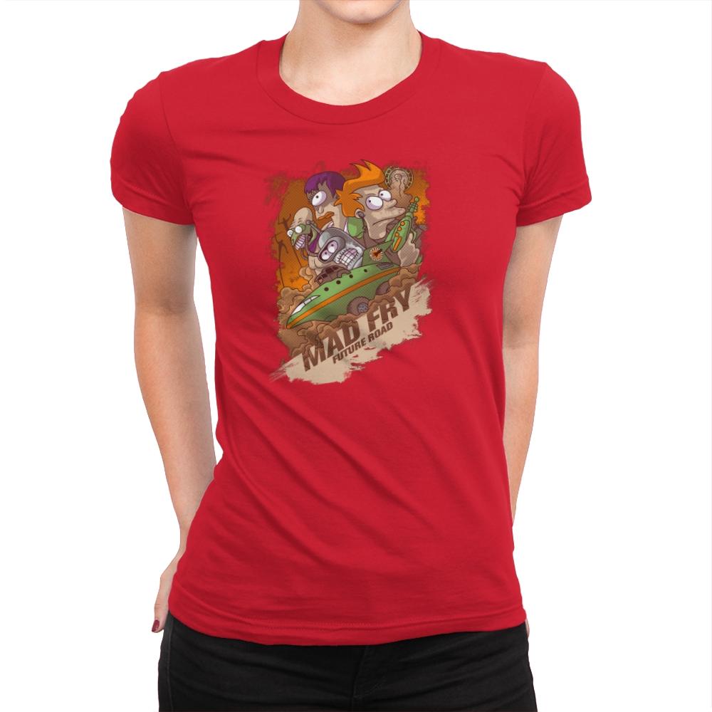 Mad Fry Exclusive - Womens Premium T-Shirts RIPT Apparel Small / Red