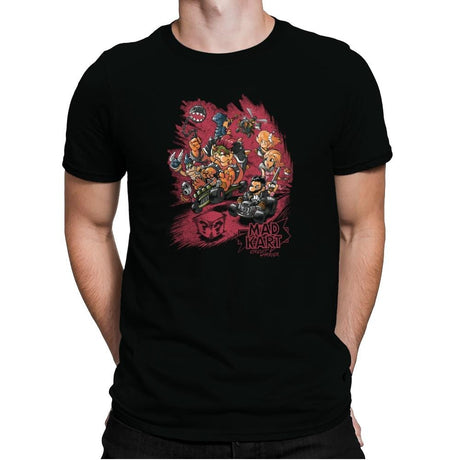 Mad Kart - Pop Impressionism - Mens Premium T-Shirts RIPT Apparel Small / Black