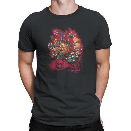 Mad Kart - Pop Impressionism - Mens Premium T-Shirts RIPT Apparel Small / Heavy Metal