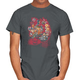 Mad Kart - Pop Impressionism - Mens T-Shirts RIPT Apparel Small / Charcoal